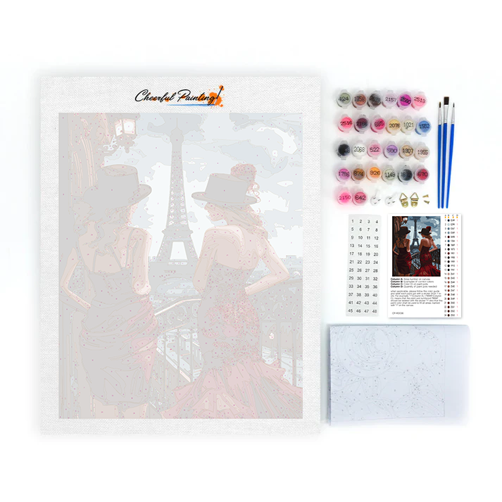 Parisienne - Peinture par numéros