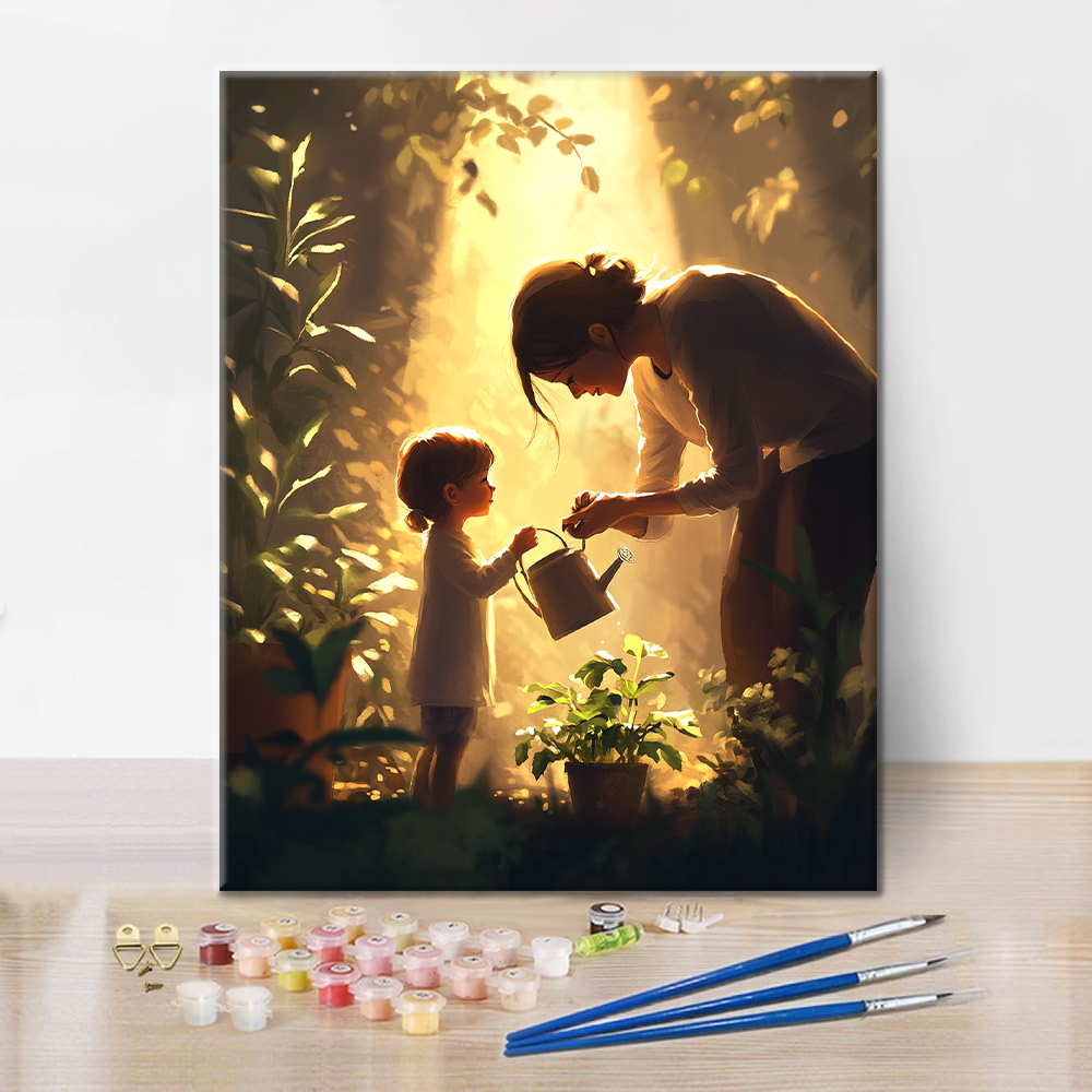 Amour à la lumière du soleil – Peinture par numéros
