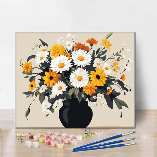 Harmonie Dorée - Peinture par Numéros