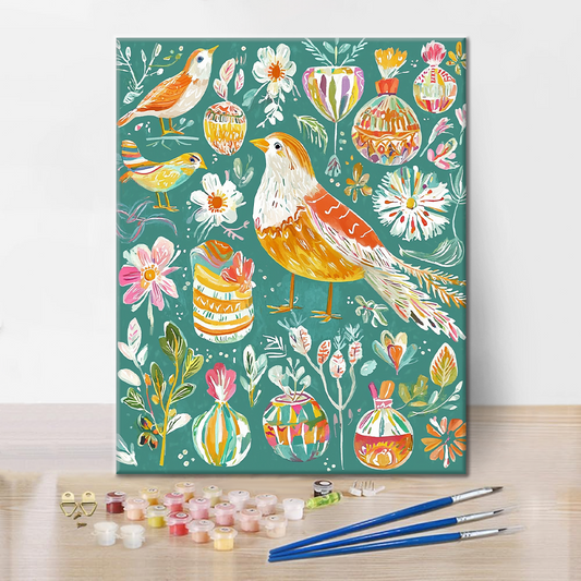 Oiseau Joyeux - Peinture par Numéros