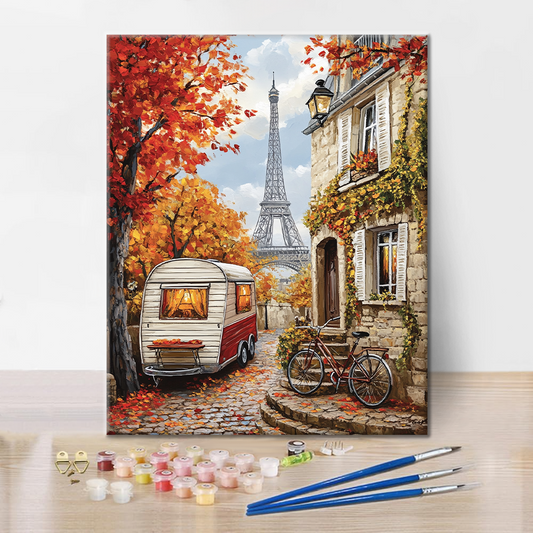 Automne Parisien - Peinture par Numéros