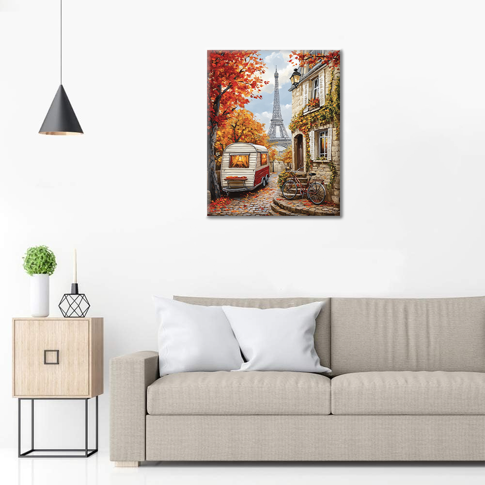 Automne Parisien - Peinture par Numéros