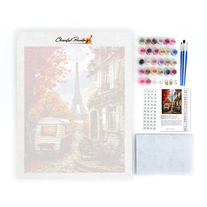 Automne Parisien - Peinture par Numéros