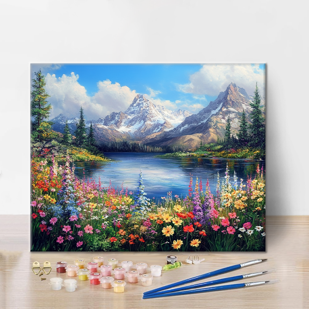Floraison Scénique - Peinture par Numéros