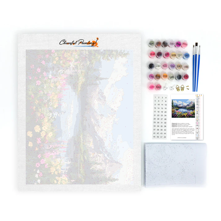 Floraison Scénique - Peinture par Numéros