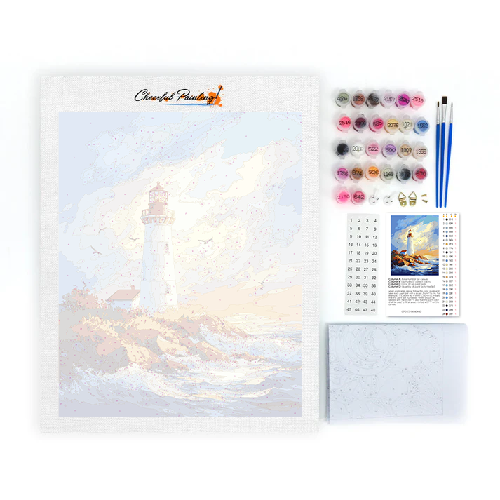 Phare Maritime - Peinture par Numéros