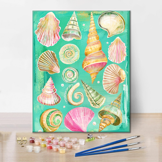 Coquillage et Conque - Peinture par Numéros