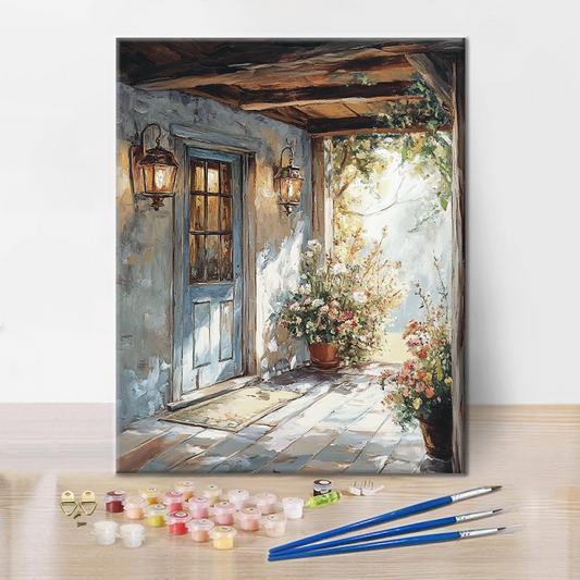 Véranda Conviviale - Peinture par Numéros