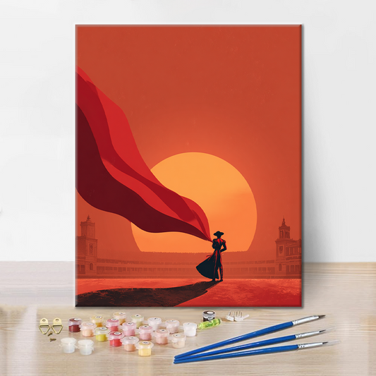 Arènes du Crépuscule - Peinture par numéros