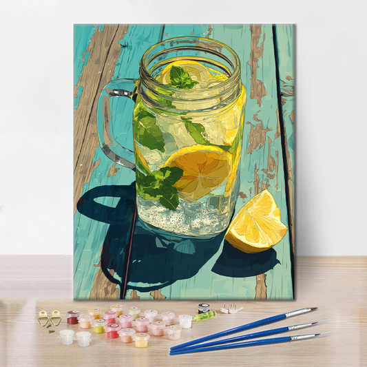 Limonade fraîche - Peinture par numéros