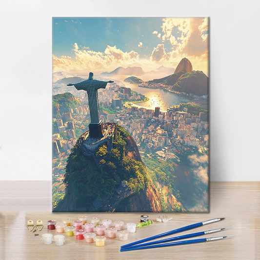 Le Christ Rédempteur - Peinture par numéros