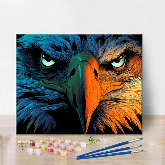 aigle - Peinture par numéros