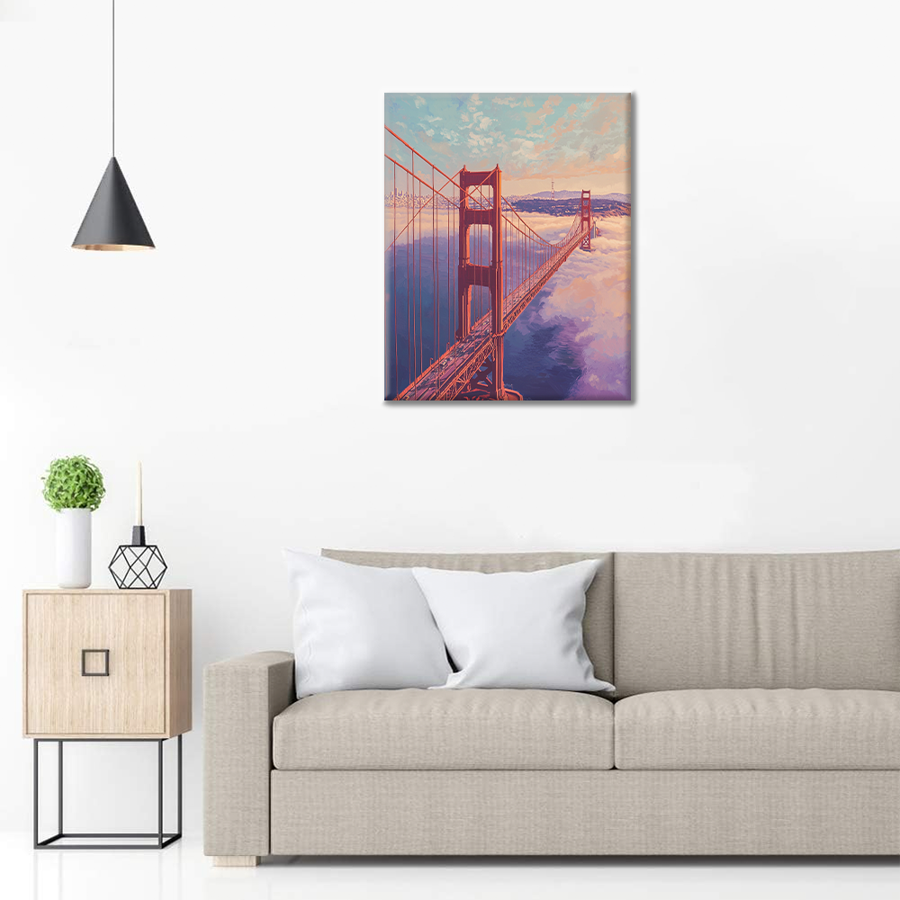 Golden Gate Bridge - Peinture par numéros