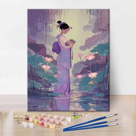 Brise de lavande - Peinture par numéros