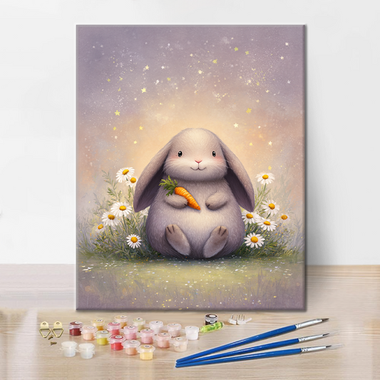 Rêves de carottes - Peinture par numéros