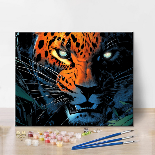 léopard - Peinture par numéros