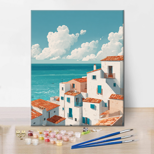 Majorelle Blue Summer - Peinture par numéros