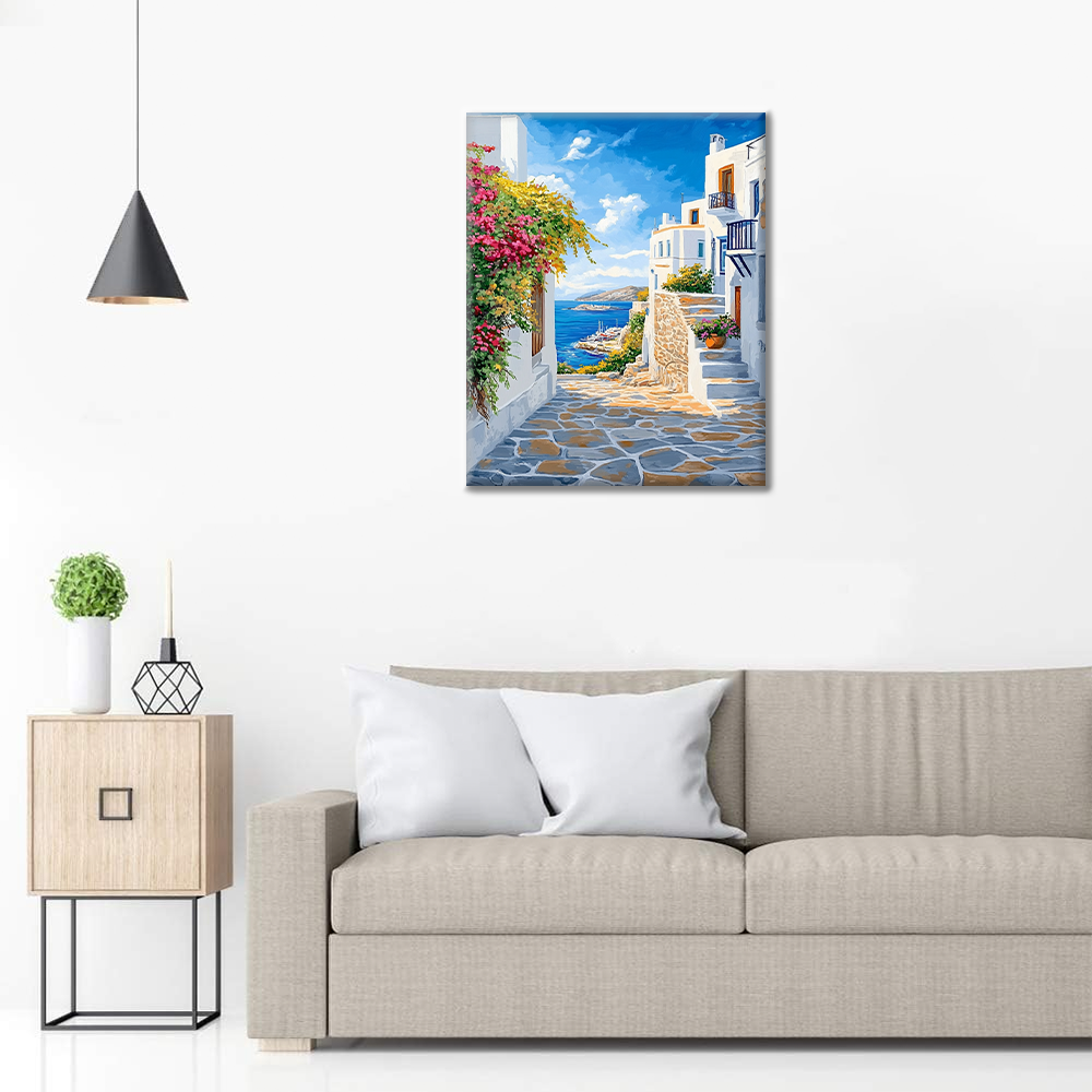 Promenade méditerranéenne - Peinture par numéros