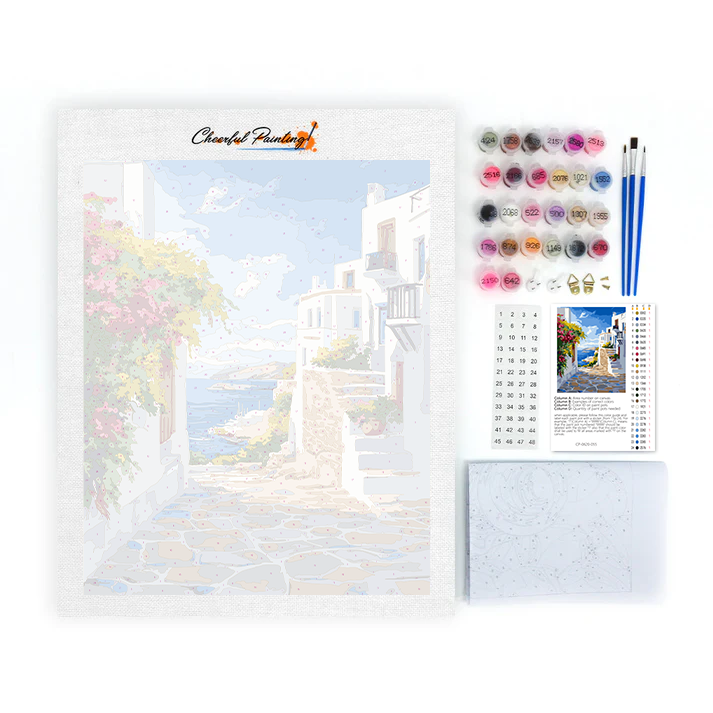 Promenade méditerranéenne - Peinture par numéros