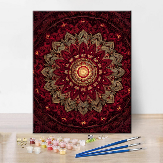 Mandala céleste - Peinture par numéros