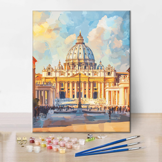 Basilique Saint-Pierre - Peinture par numéros