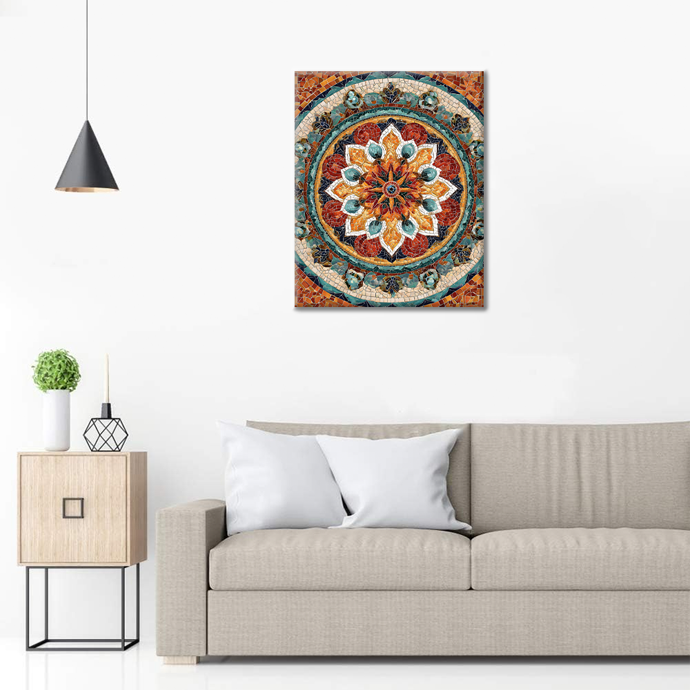 Mandala Soleil - Peinture par numéros