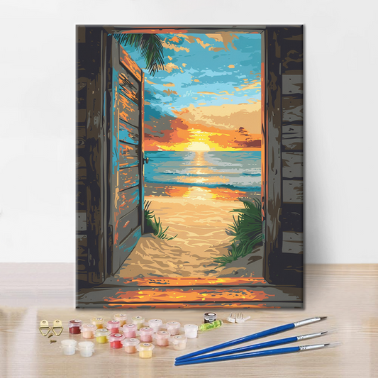 Porte de plage - Peinture par numéros