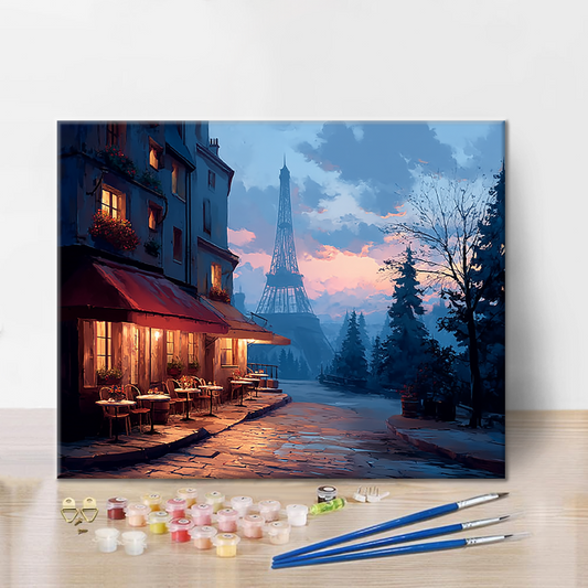 Soirée à Paris - Peinture par numéros