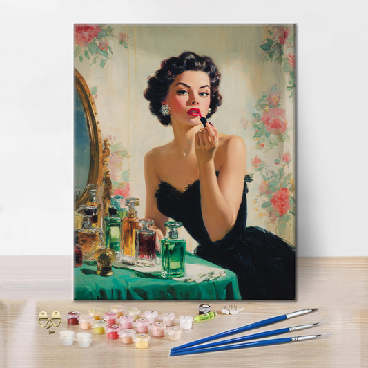 Sentiments rétro - Peinture par numéros