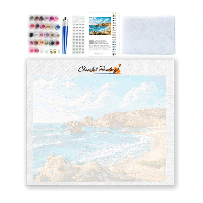Rochers côtiers - Peinture par numéros