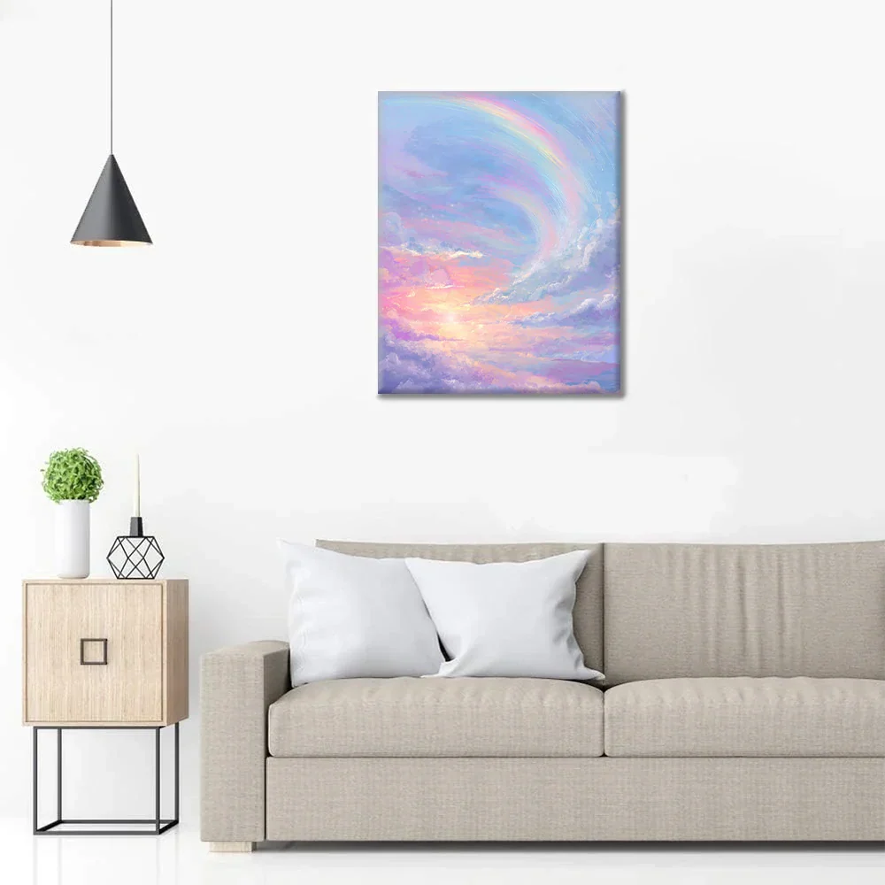 Arc-en-ciel de rêve - Peinture par numéros