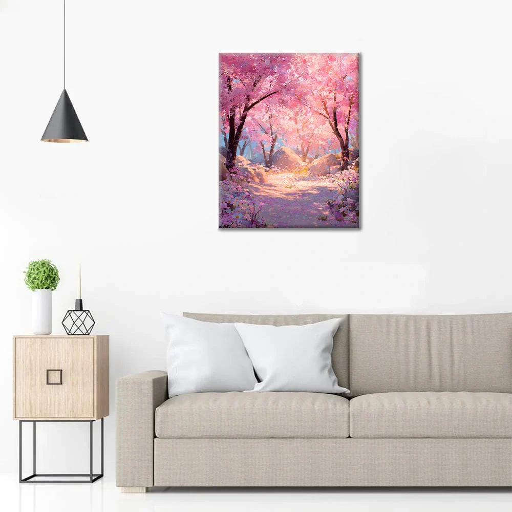 Sakura enchantée - Peinture par numéros