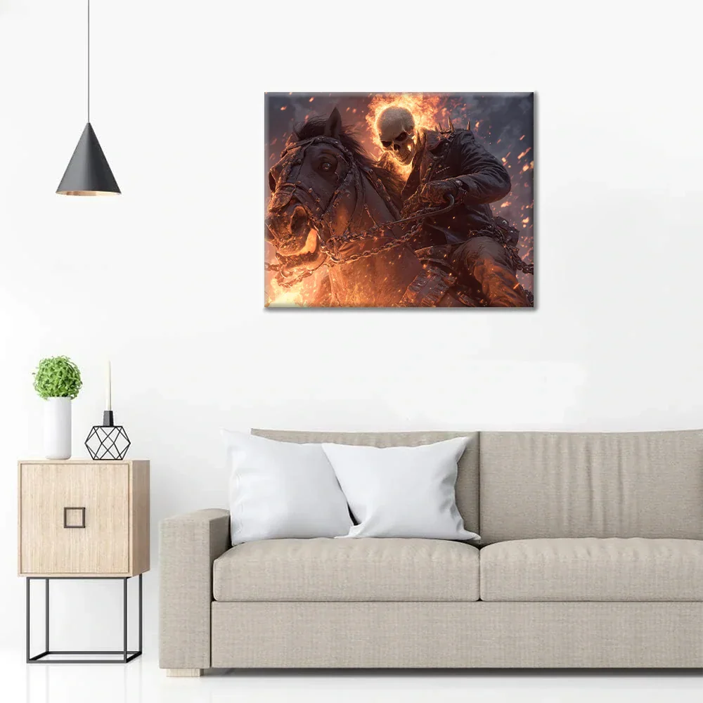 Chevalier fantôme - Peinture par numéros