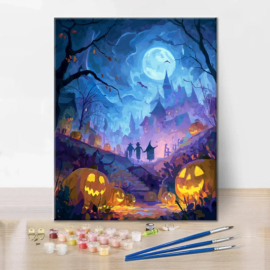 Misty Valley - Peinture par numéros