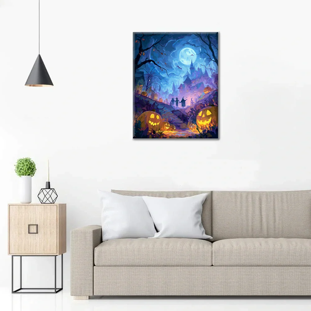 Misty Valley - Peinture par numéros