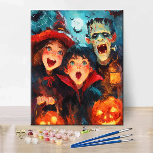 Nuit de peur - Peinture par numéros