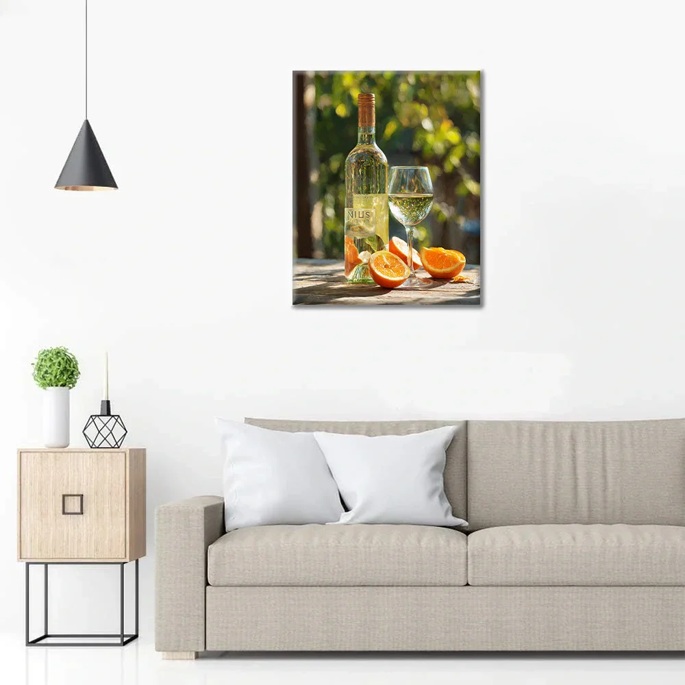 Vin orange - Peinture par numéros