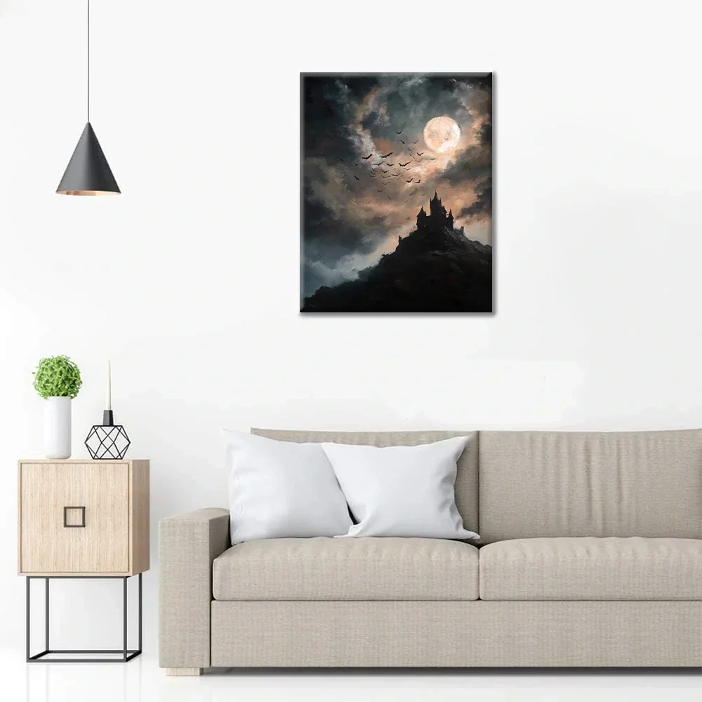 Château silencieux - Peinture par numéros