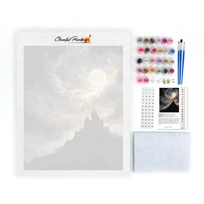 Château silencieux - Peinture par numéros