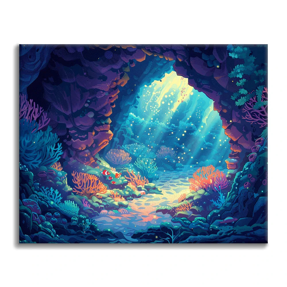 Paradis sous-marin - Peinture par numéros