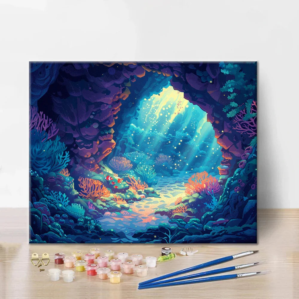 Paradis sous-marin - Peinture par numéros