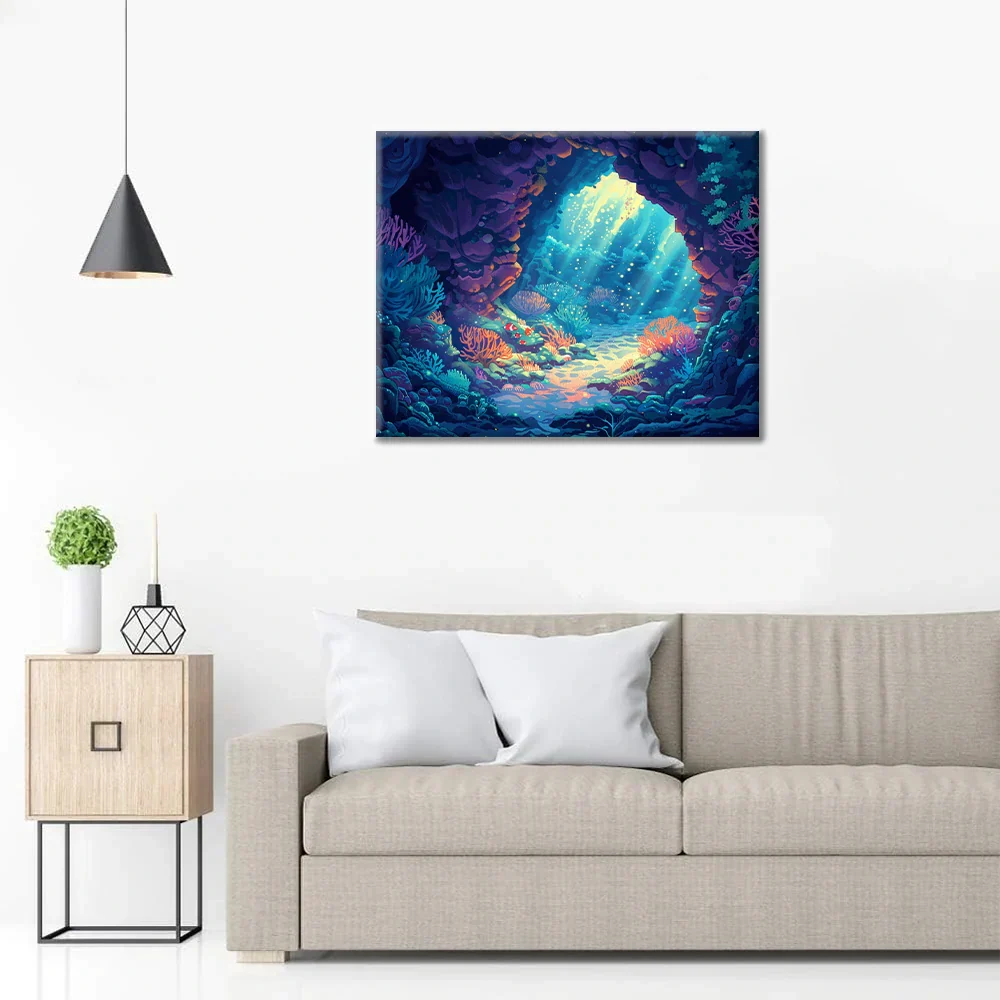 Paradis sous-marin - Peinture par numéros