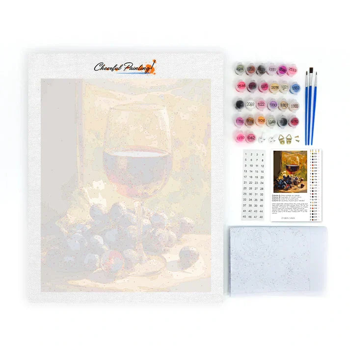 Vin - Peinture par numéros