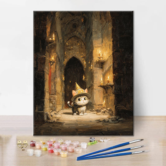 L'aventure du chat - Peinture par numéros