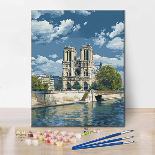 Cathédrale Notre-Dame - Peinture par numéros