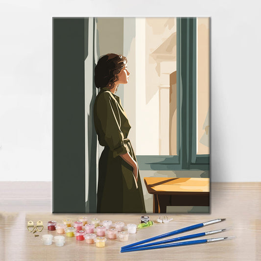 Figurine de fenêtre - Peinture par numéros