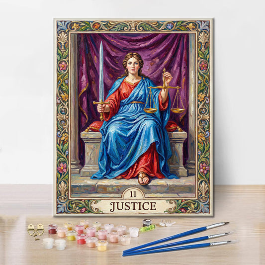 La Justice - Peinture par numéros