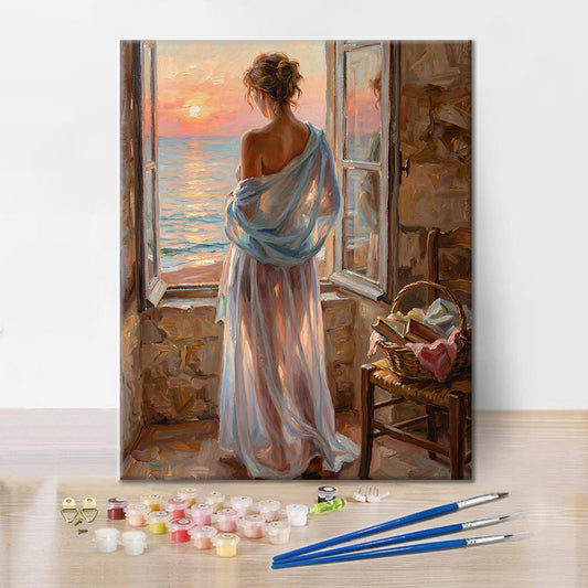 Rêverie matinale - Peinture par numéros