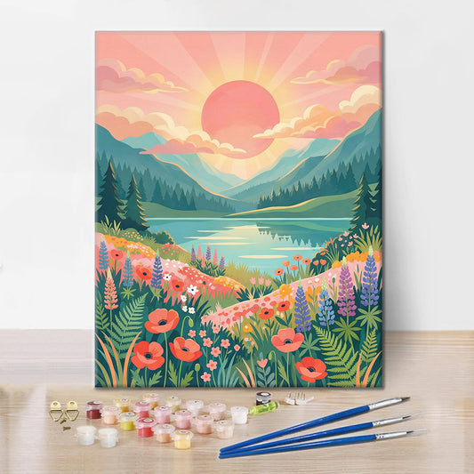 Sunrise Valley - Peinture par numéros