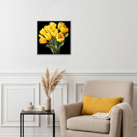 Solitude dorée - Mini peinture par numéros